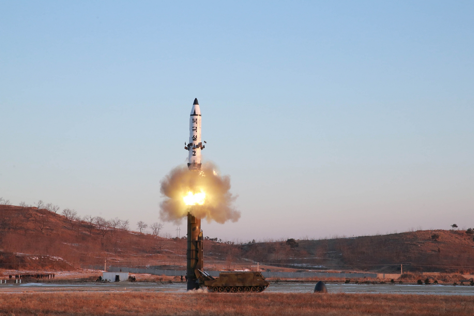 North Korea releases first images of its Hwasong-12 missile launch