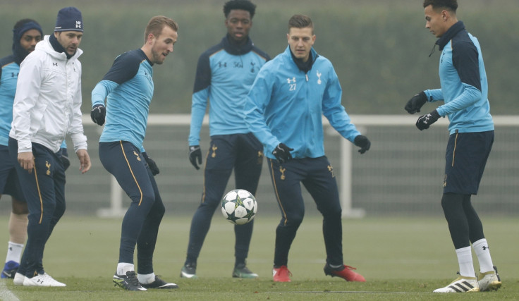 Harry Kane, Mauricio Pochettino and Dele Alli