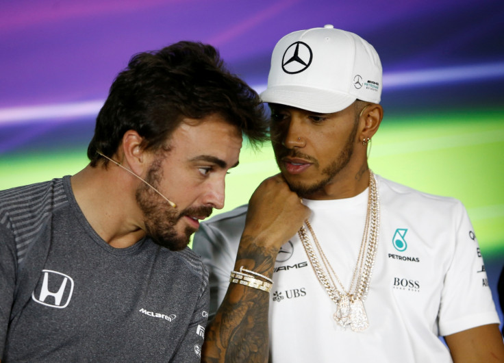 Fernando Alonso and Lewis Hamilton