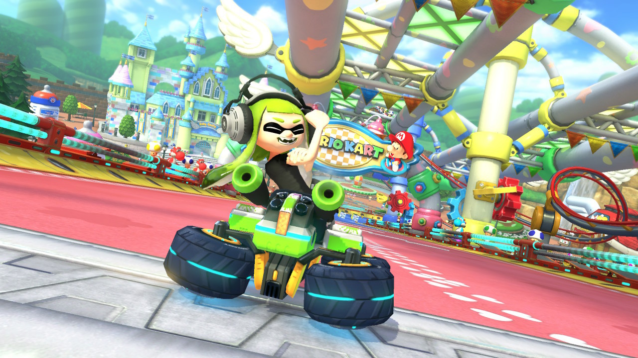 Mario Kart 8 Deluxe Up Yours Inkling