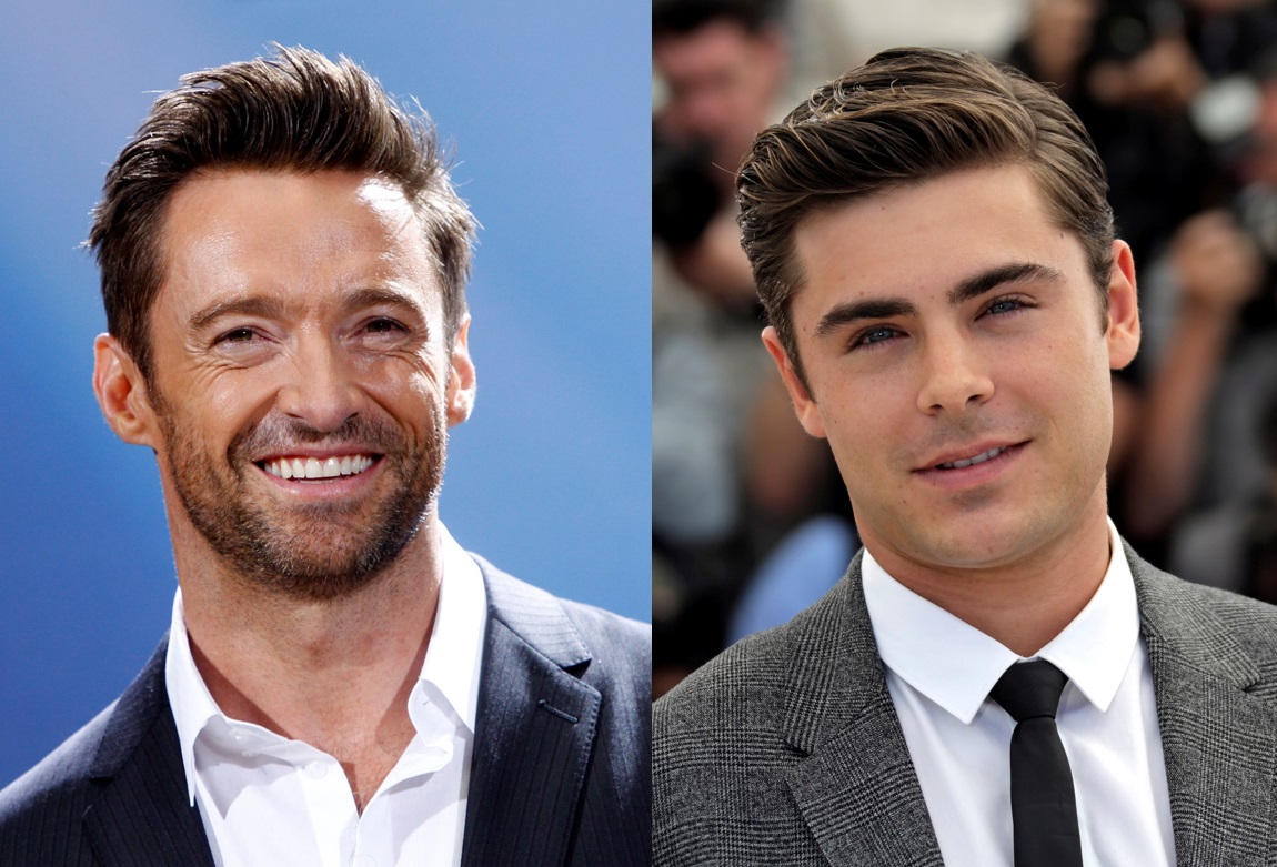 zac efron and hugh jackman first look at hugh jackman and zac efron in pt barnum zac efron and hugh jackman first look at hugh jackman and zac efron in pt barnum