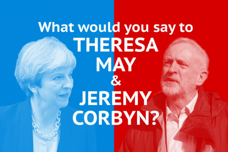 What Would You Say If You Met Theresa May Or Jeremy Corbyn?