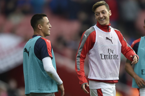 Alexis Sanchez and Mesut Ozil