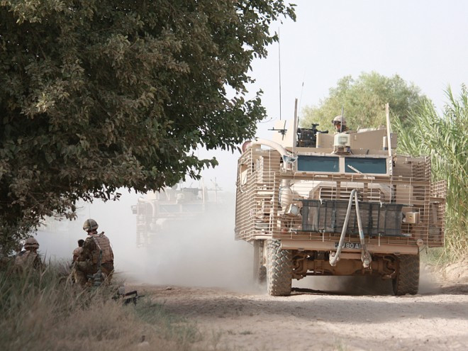 British troops in Afghanistan