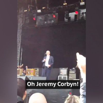 Jeremy Corbyn's Surprise Concert Appearance Whips Up the Crowd at Libertines Gig