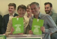Greens launch manifesto in central London