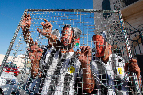 Palestinian prisons hunger strike Israel protests