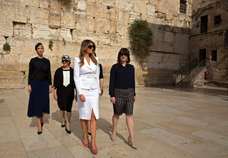 melani ivanka trump western wall