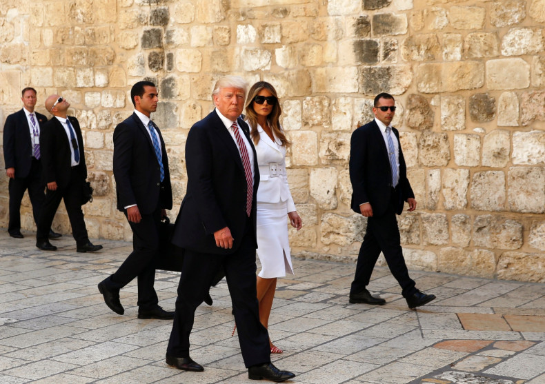 Donald Trump Melania Holy Sepulchre