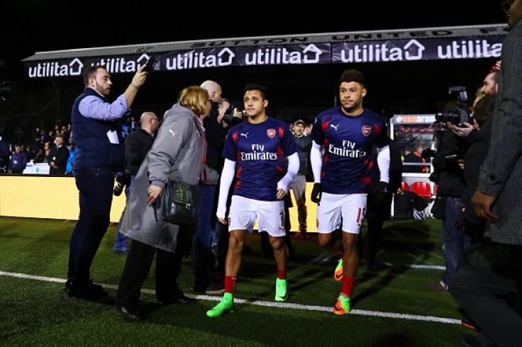 Alexis Sanchez-Alex Oxlade-Chamberlain 