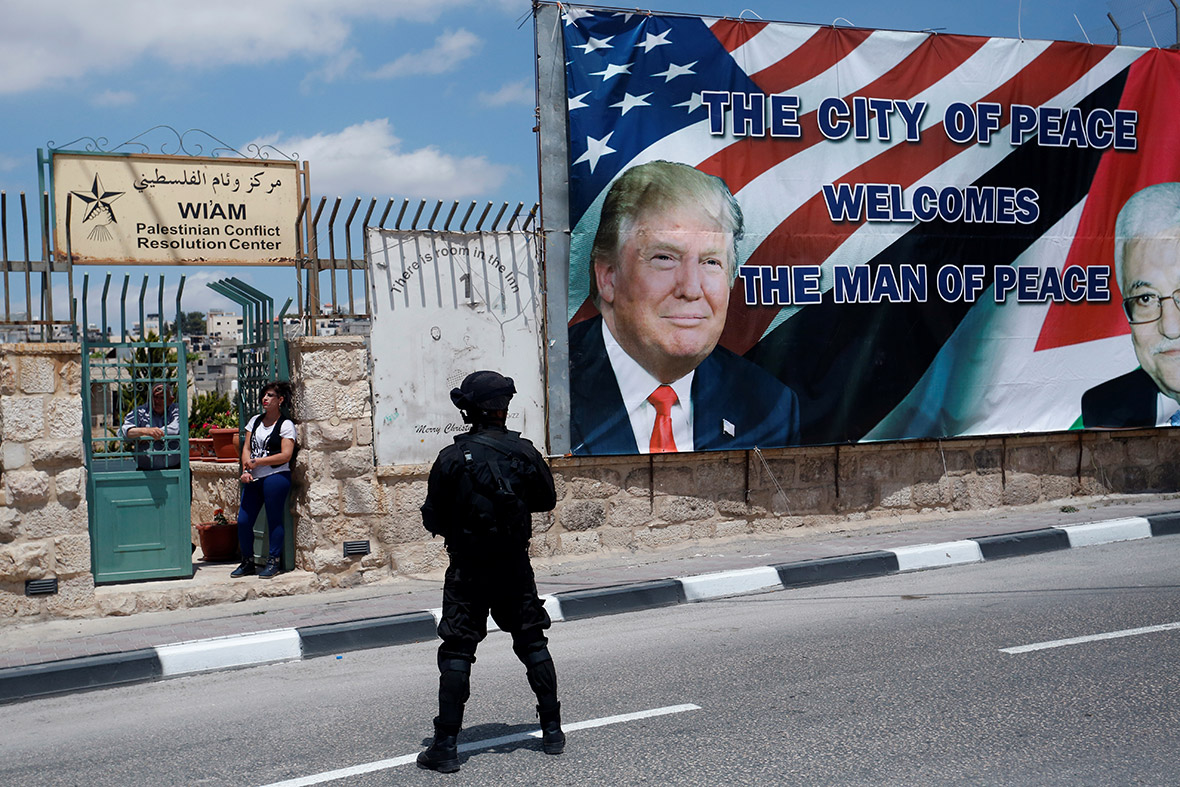 Donald Trump Bethlehem West Bank Palestinian