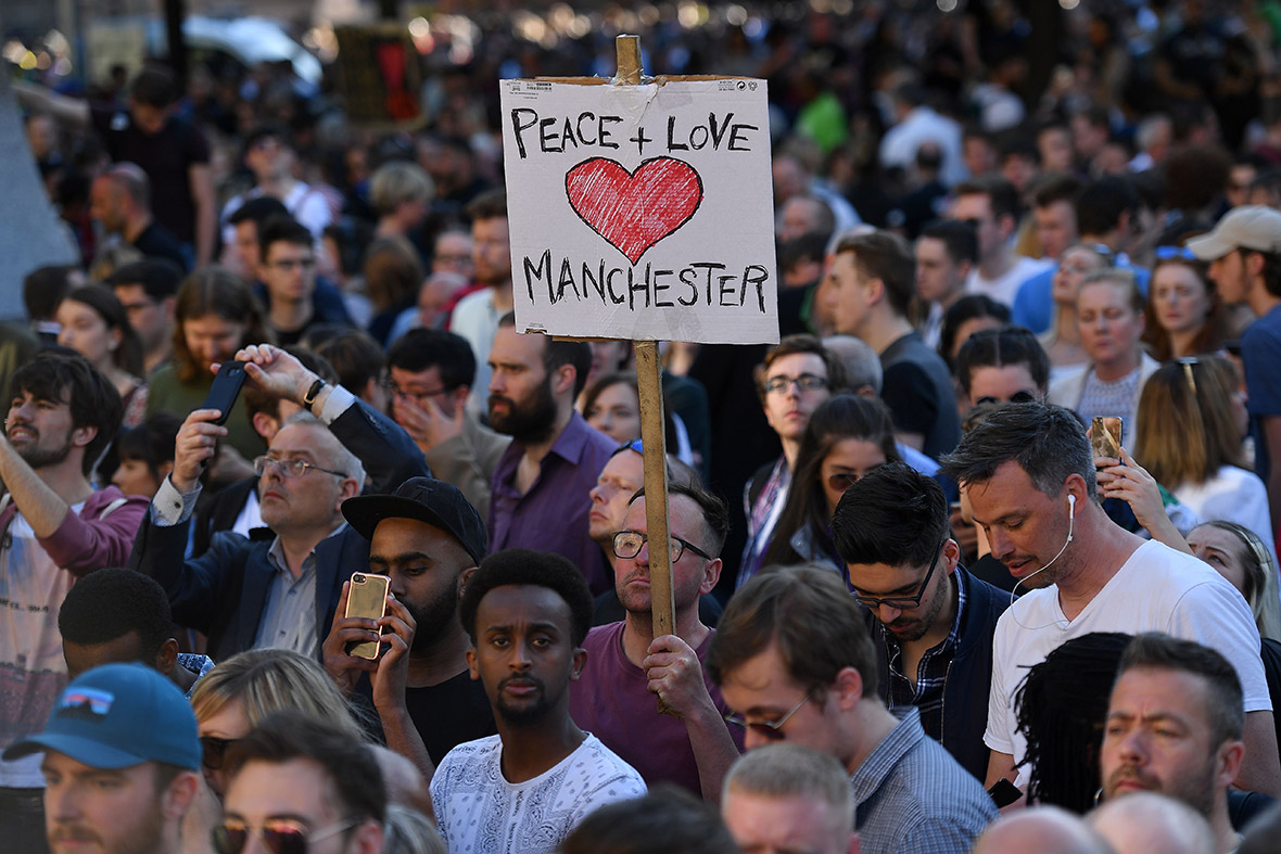 Manchester Arena bomb mourning