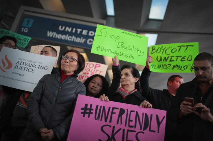 United Airlines protest