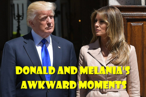Watch Donald And Melania's Awkward Moments