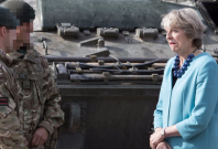 Theresa May troops