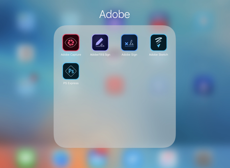 Adobe apps for iPad
