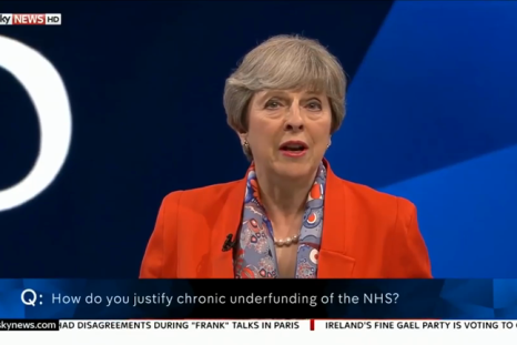 Man mouths obscenities at Theresa May during Sky's Battle For Number 10