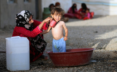Ramadan refugee camp Iraq Zakat poor