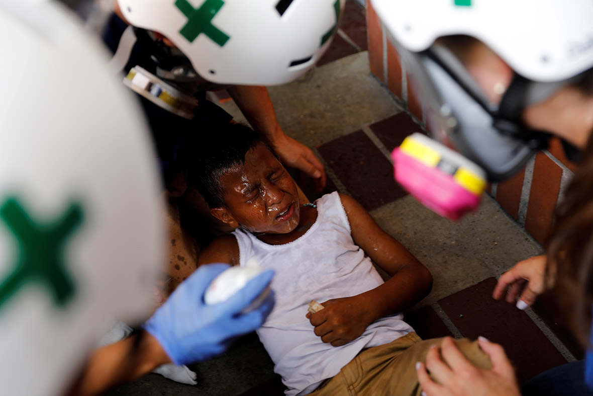 Venezuela protest volunteer medics