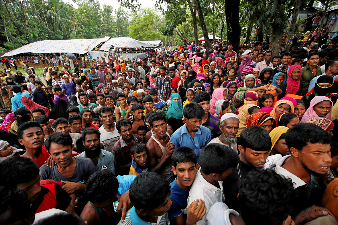 Rohingya refugee camp Bangladesh cyclone Mora