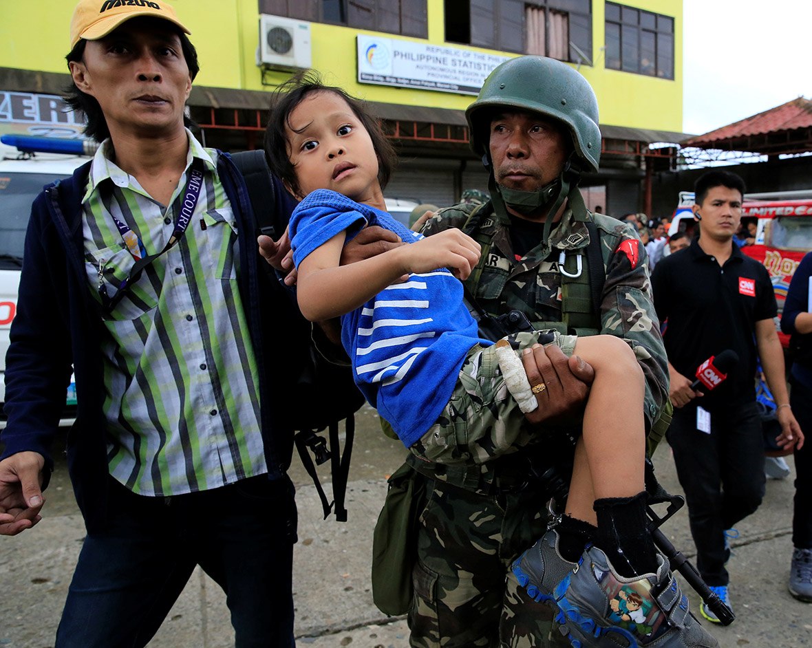 Marawi residents rescued