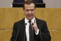 Russian Prime Minister Dmitry Medvedev