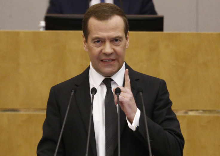 Russian Prime Minister Dmitry Medvedev