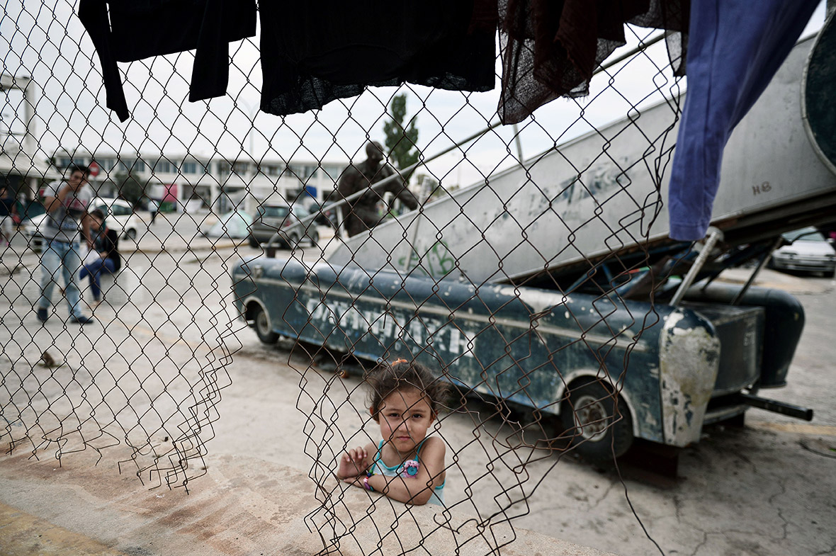 Hellenikon airport Athens greece migrants refugees Hellenikon airport Athens greece migrants refugees