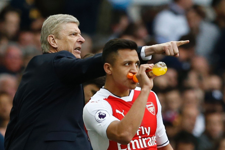 Arsene Wenger and Alexis Sanchez