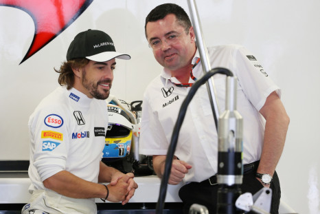 Fernando Alonso and Eric Boullier