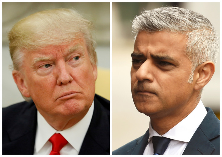 Donald Trump and Sadiq Khan