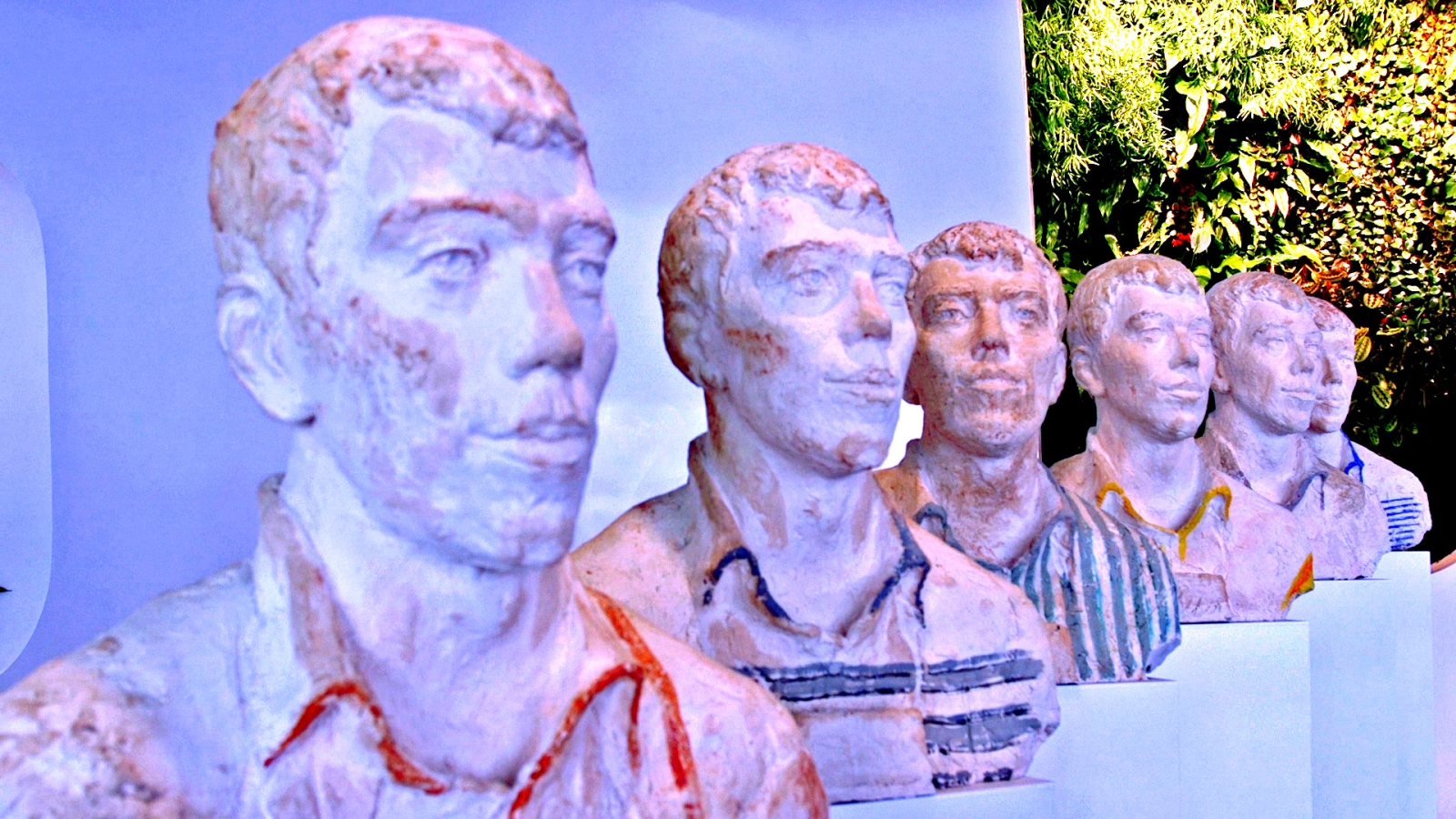 Busts of Yandex co-founder Ilya Segalovich