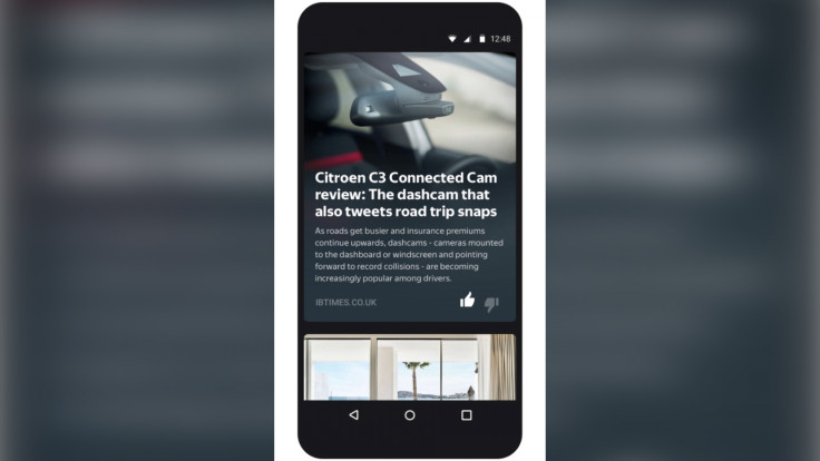 Yandex Zen's content recommendations on mobile