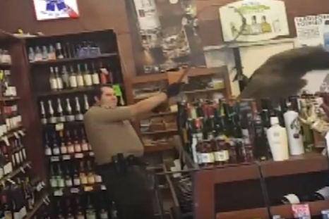 peacock damages liquor worth $500 in California store