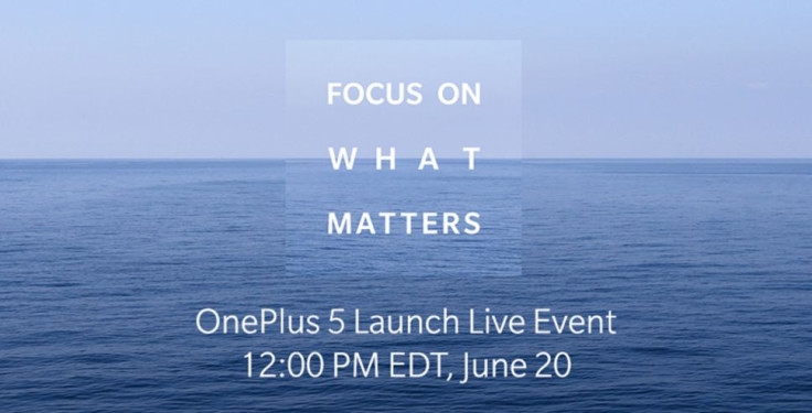 OnePlus 5 launching on 20 June 