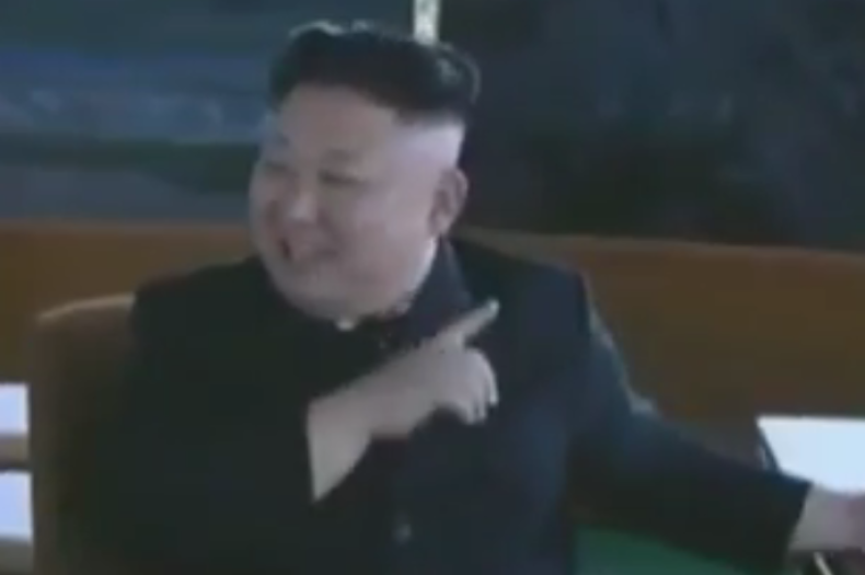 Kim Jong un happy