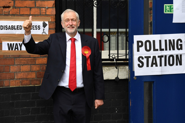 Jeremy Corbyn voting