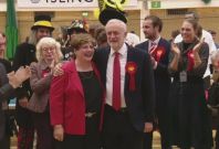 ELECTION 2017: CORBYN ARRIVES AT HIS ISLINGTON CONSTITUENCY