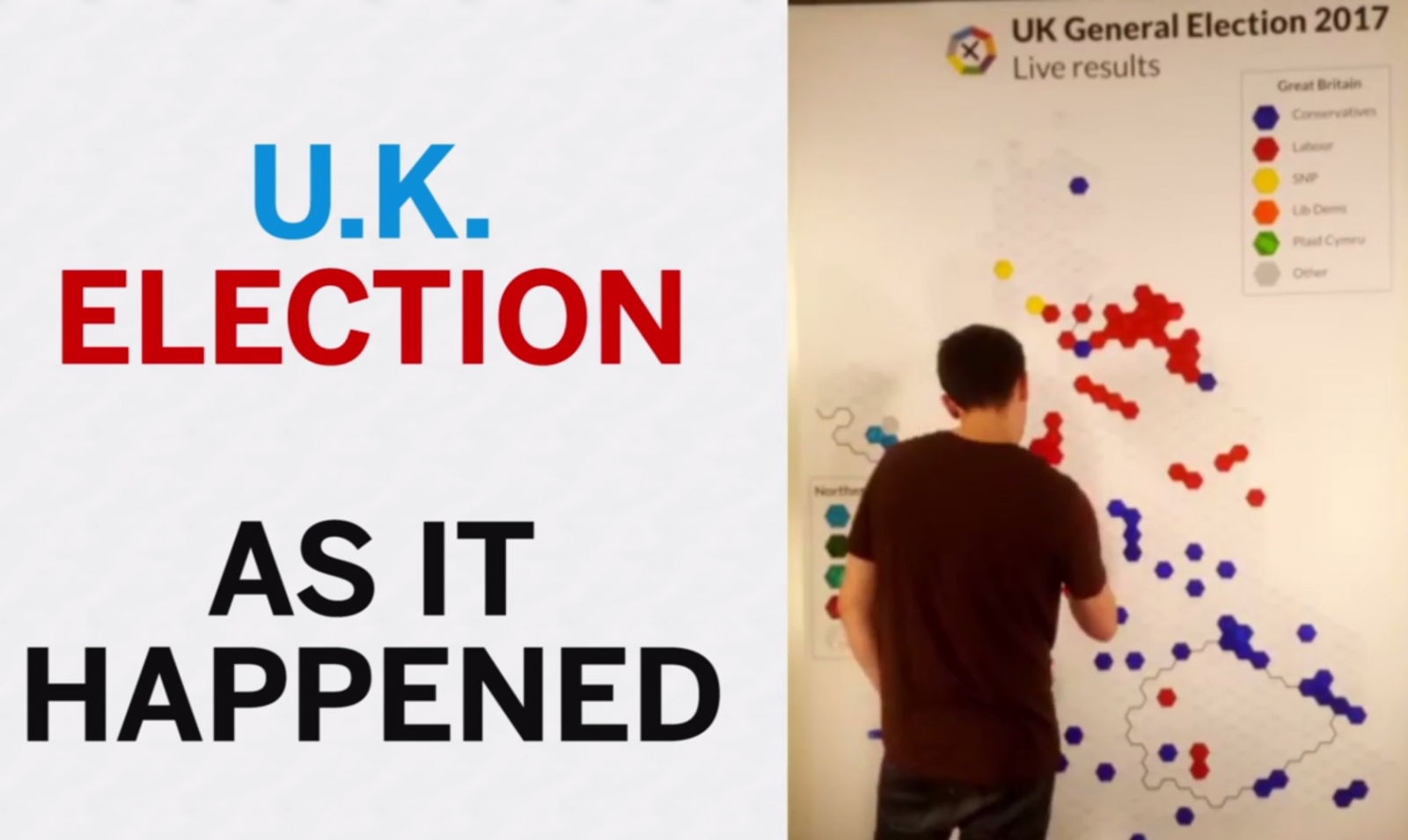 UK election time lapse video