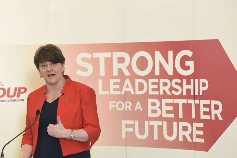 Democratic Unionist Party leader Arlene Foster 