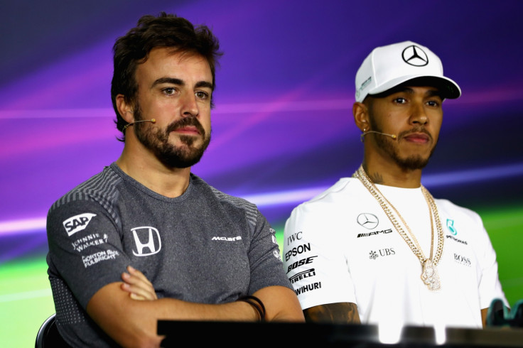 Fernando Alonso and Lewis Hamilton