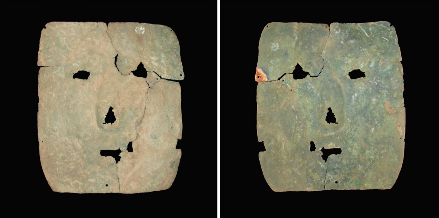 3,000yearold copper mask found in mass grave is oldest ever