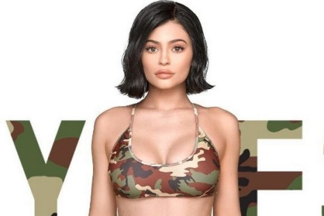 Kylie Jenner camo bikini