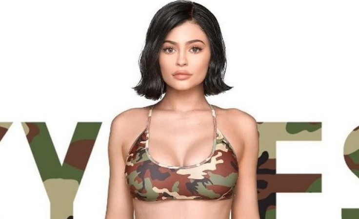 Kylie Jenner camo bikini