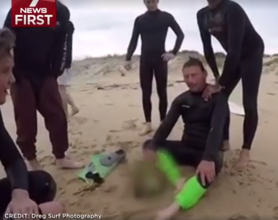 Aussie Bodyboarders Lucky Escape From Great White Shark Attack Filme