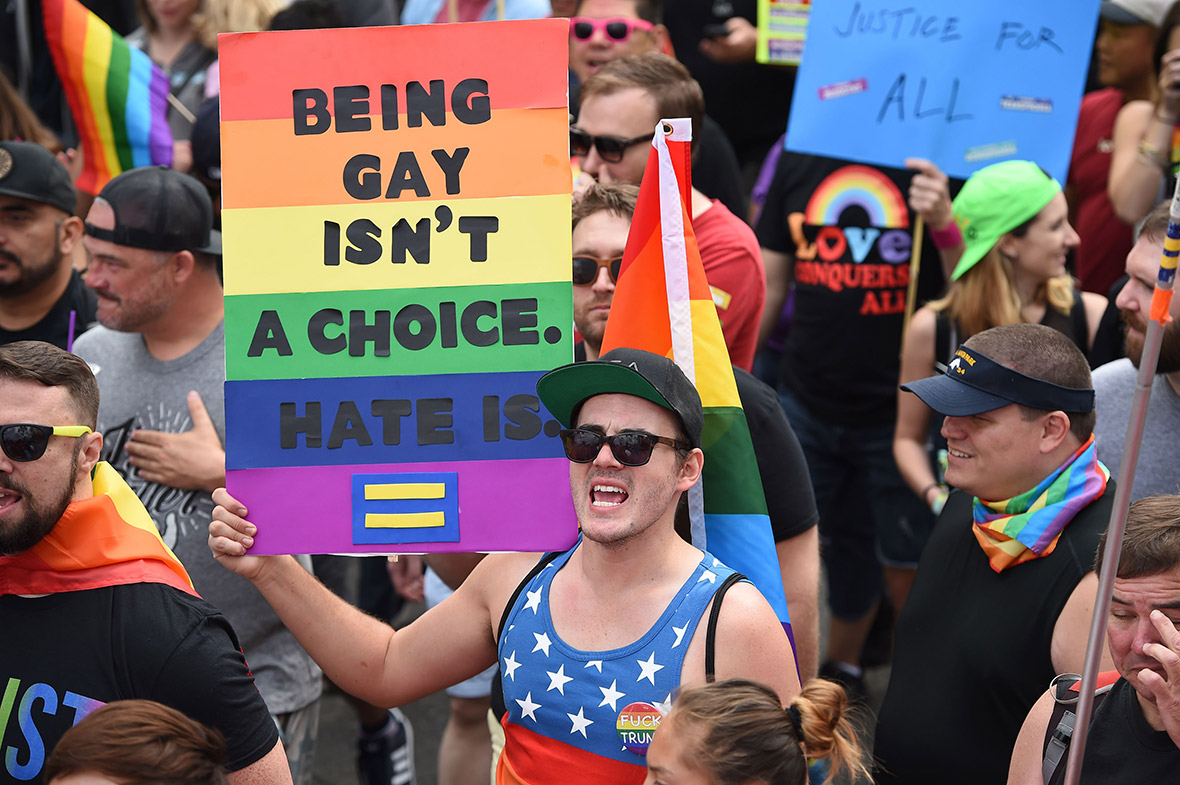 West Hollywood Gay Pride LGBT resist DonaldTrump