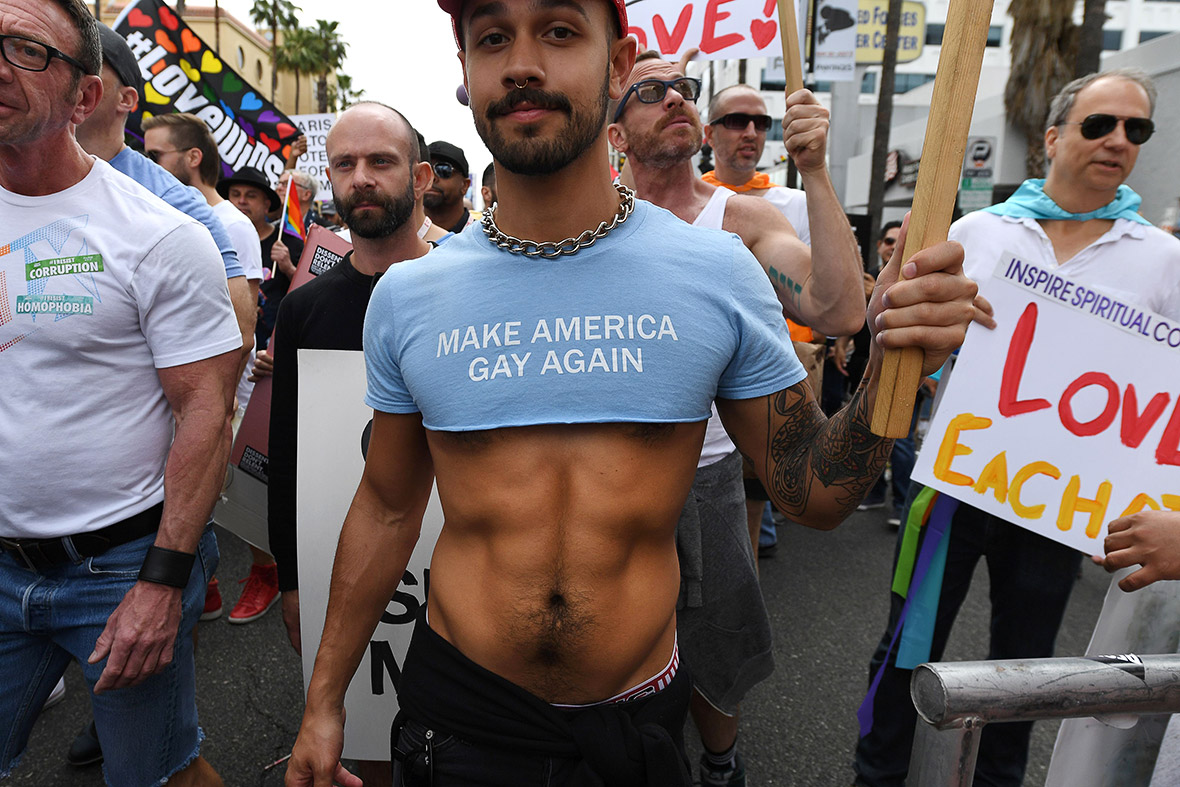 West Hollywood Gay Pride LGBT resist DonaldTrump