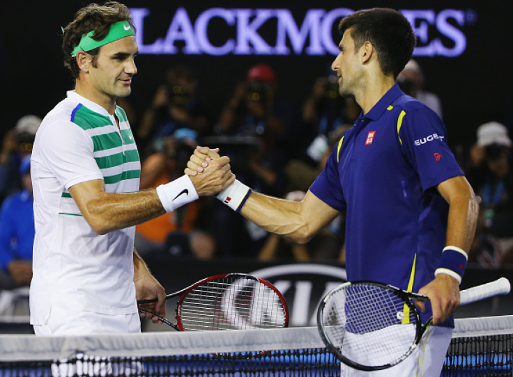 Roger Federer and Novak Djokovic