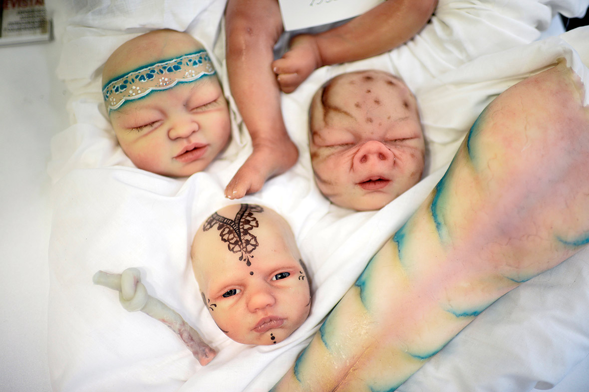 Reborns: Photos of creepy hyper-realistic silicone newborn baby dolls