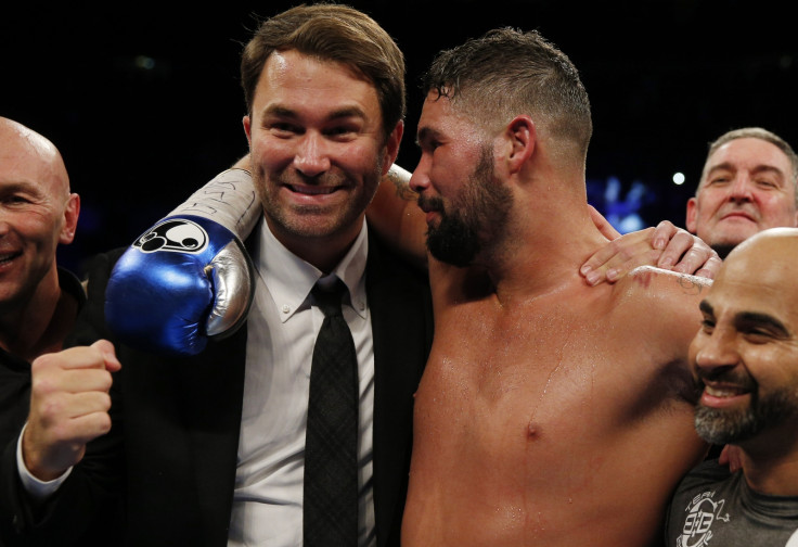 Eddie Hearn and Tony Bellew